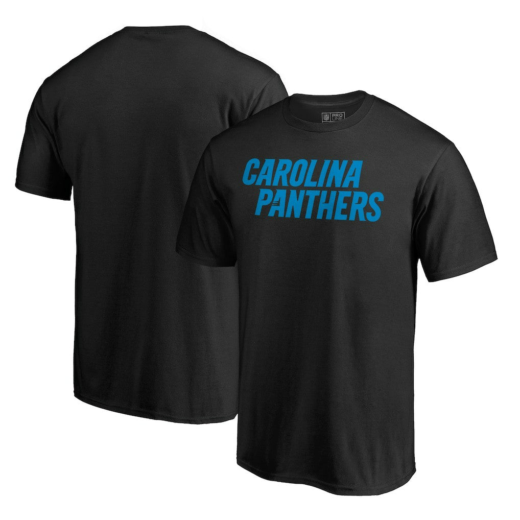 Carolina Panthers Wordmark T-Shirt - Black on sale