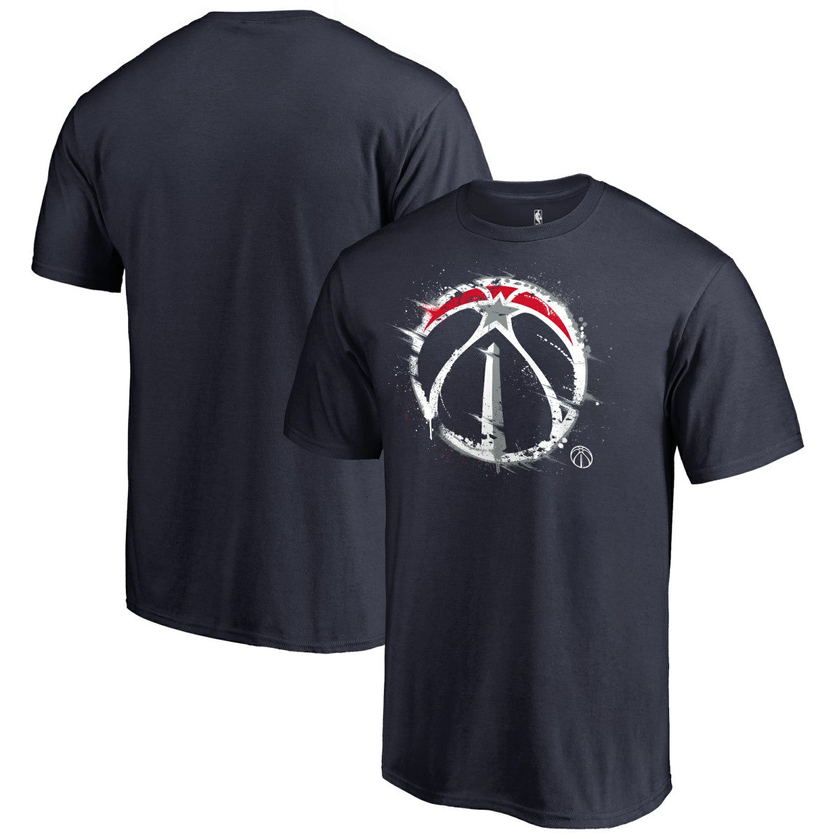 Washington Wizards Splatter Logo T-Shirt - Navy discount