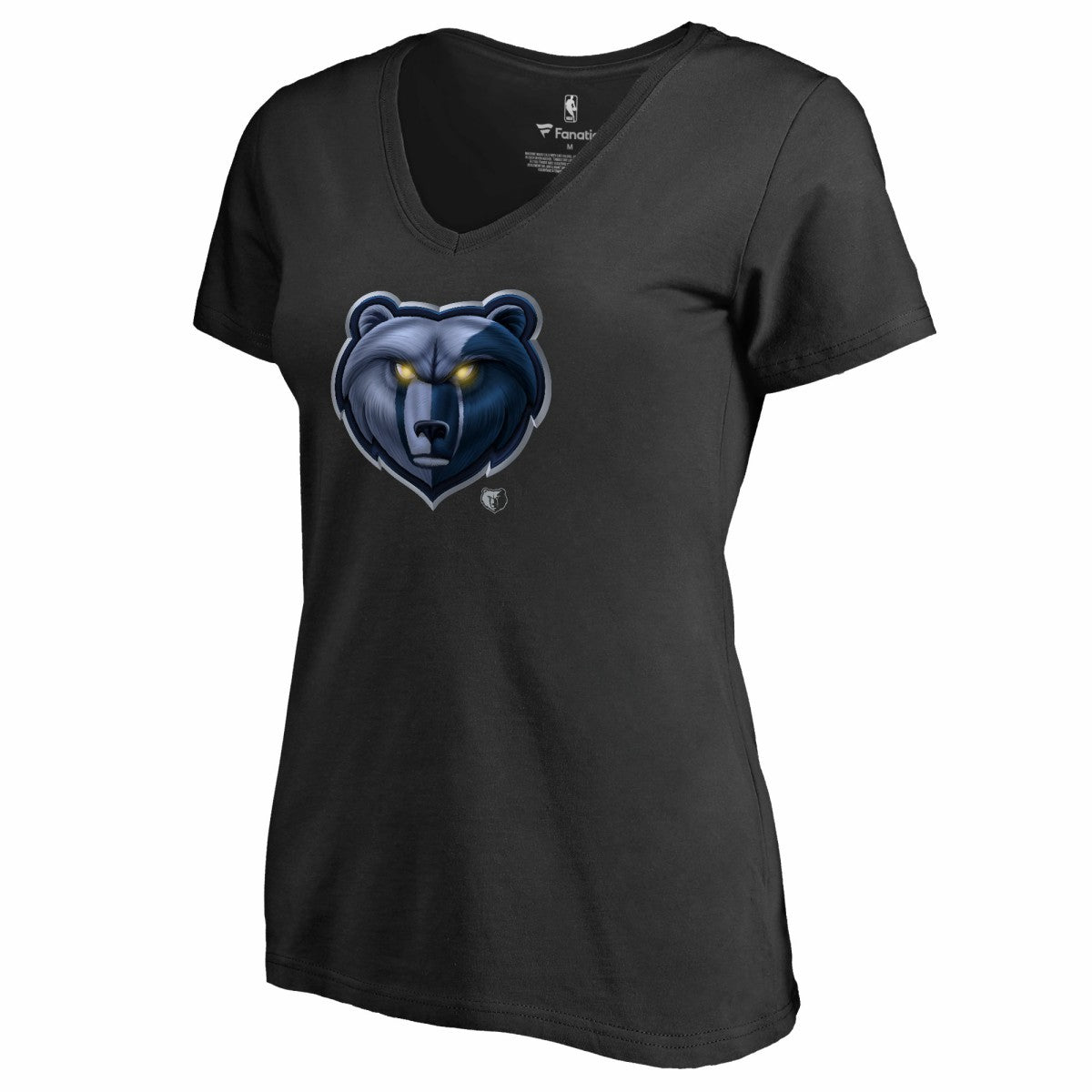 Memphis Grizzlies Women's Midnight Mascot V-Neck T-Shirt - Black shop