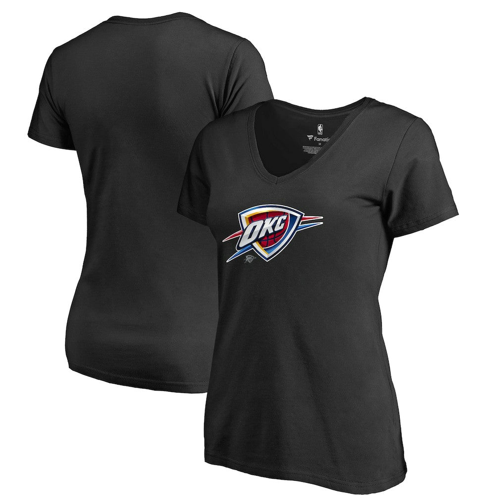 Oklahoma City Thunder Women's Midnight Mascot V-Neck T-Shirt - Black cheap