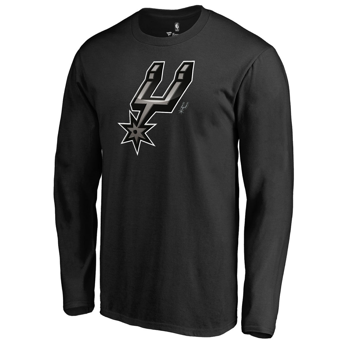 San Antonio Spurs Midnight Mascot Long Sleeve T-Shirt - Black shop