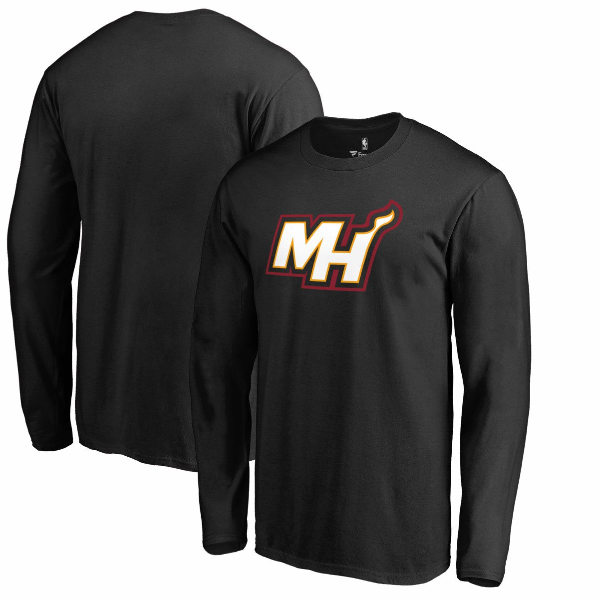 Miami Heat Alternate Logo Long Sleeve T-Shirt - Black discount