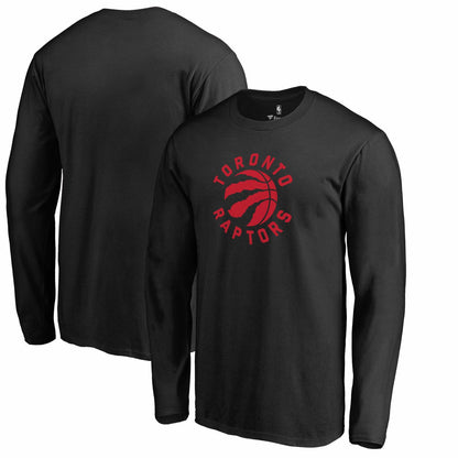 Toronto Raptors Alternate Logo Long Sleeve T-Shirt - Black cheap