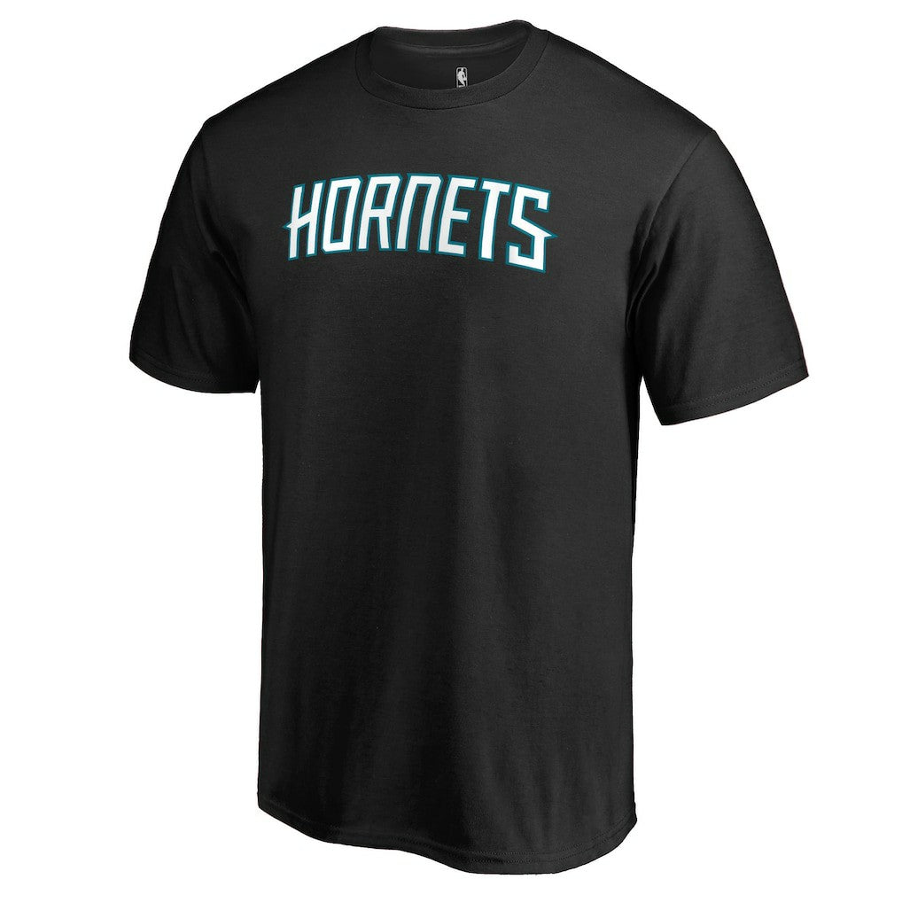 Charlotte Hornets Primary Wordmark T-Shirt - Black sale