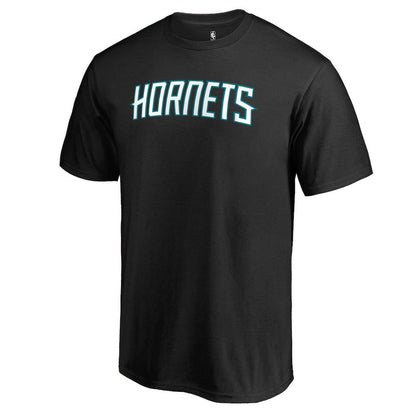 Charlotte Hornets Primary Wordmark T-Shirt - Black sale
