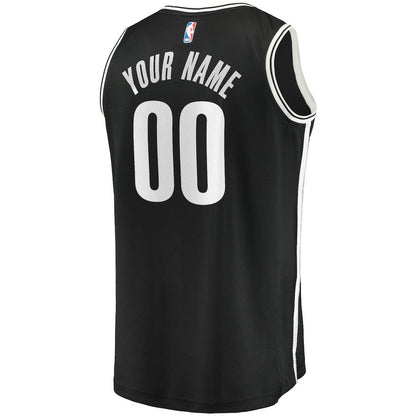 Brooklyn Nets Fast Break Custom Replica Jersey Black - Icon Edition | Fanatics cheap