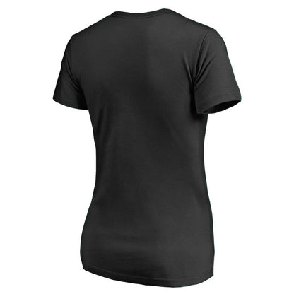 New Orleans Saints Women's Vintage Collection Victory Arch V-Neck T-Shirt - Black discount