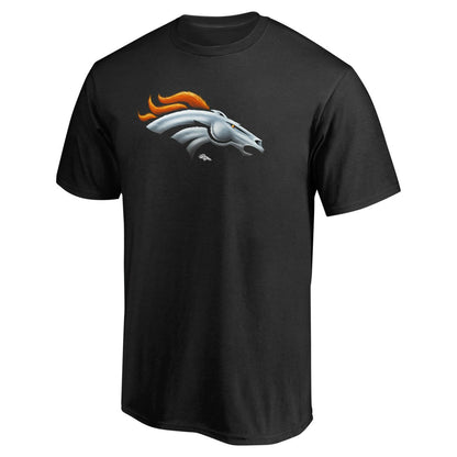 Denver Broncos Personalized Midnight Mascot T-Shirt - Black sale