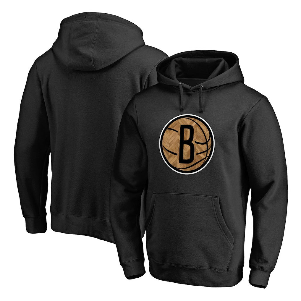 Brooklyn Nets Hardwood Pullover Hoodie - Black discount
