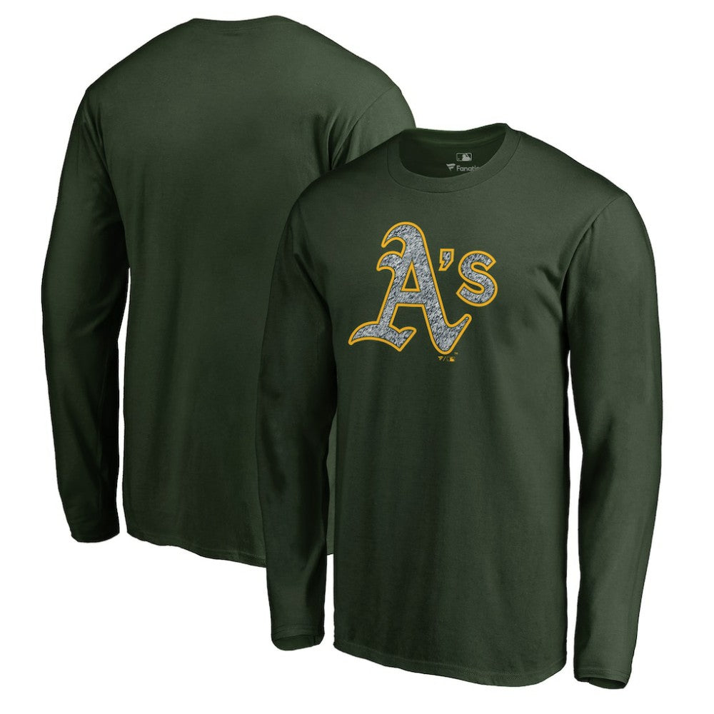 Athletics Static Logo Long Sleeve T-Shirt - Green