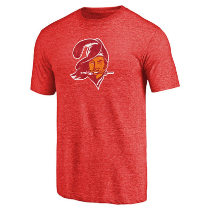Tampa Bay Buccaneers Throwback Logo Tri-Blend T-Shirt - Red on sale