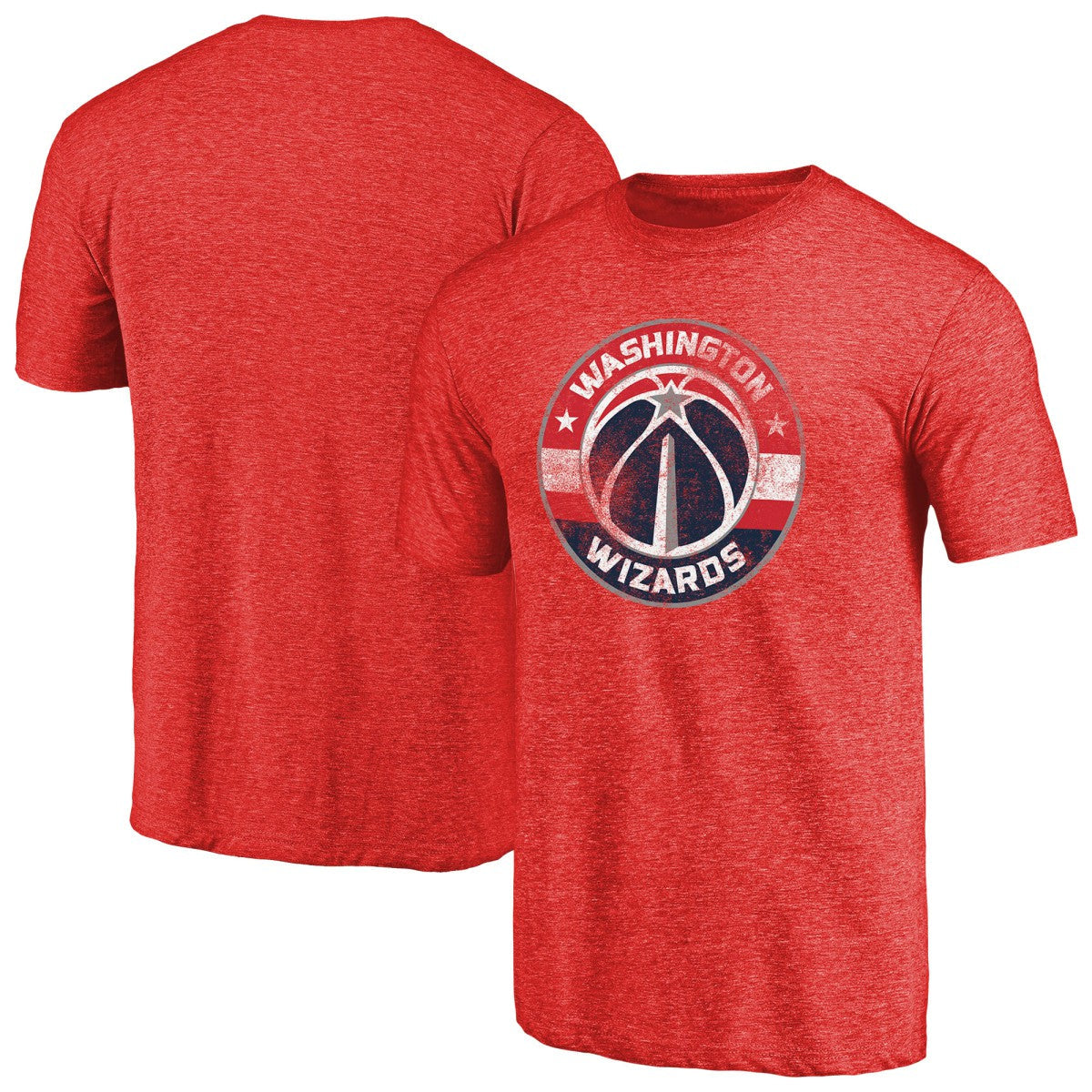Washington Wizards Distressed Logo Tri-Blend T-Shirt - Red discount