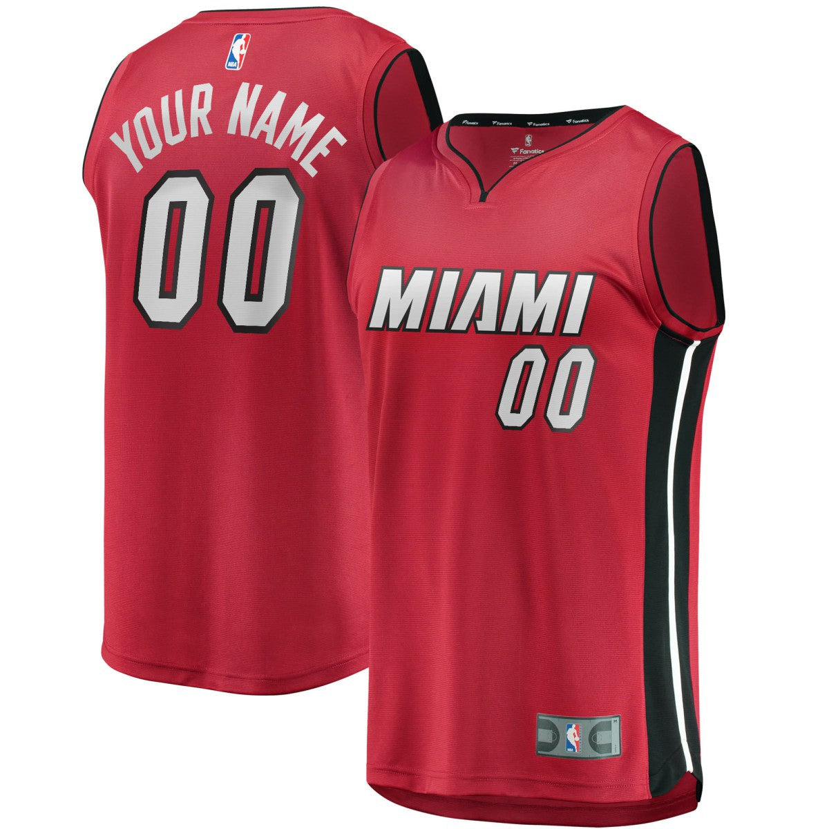 Miami Heat Youth Fast Break Replica Custom Jersey Red - Statement Edition | Fanatics sale