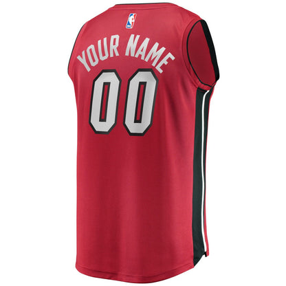 Miami Heat Youth Fast Break Replica Custom Jersey Red - Statement Edition | Fanatics sale