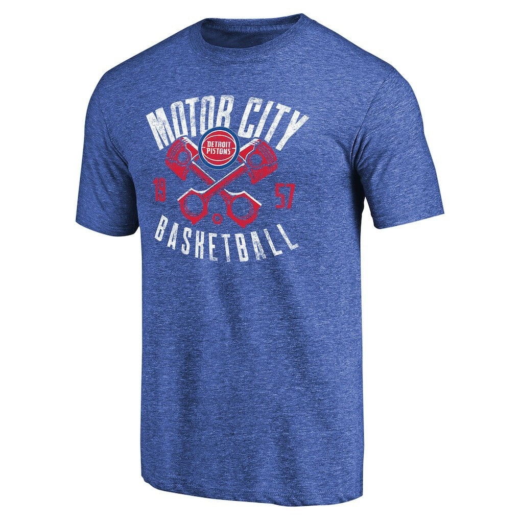 Detroit Pistons Motor City Pistons Hometown Collection Tri-Blend T-Shirt sale - Royal for sale