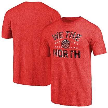 Toronto Raptors Sharp Tooth Hometown Collection Tri-Blend T-Shirt - Red discount