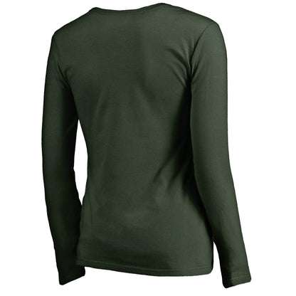 Milwaukee Bucks Women's Wisconsin Basketball Hometown Collection Long Sleeve T-Shirt - Green outlet