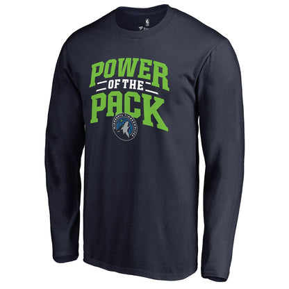 Minnesota Timberwolves Power of the Pack Hometown Collection Long Sleeve T-Shirt - Navy online