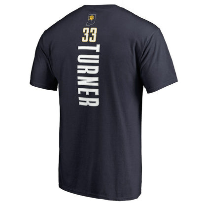 Myles Turner Indiana Pacers Backer Name and Number T-Shirt - Navy online