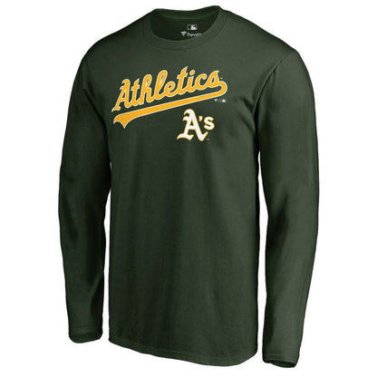 Athletics Team Lockup Long Sleeve T-Shirt - Green