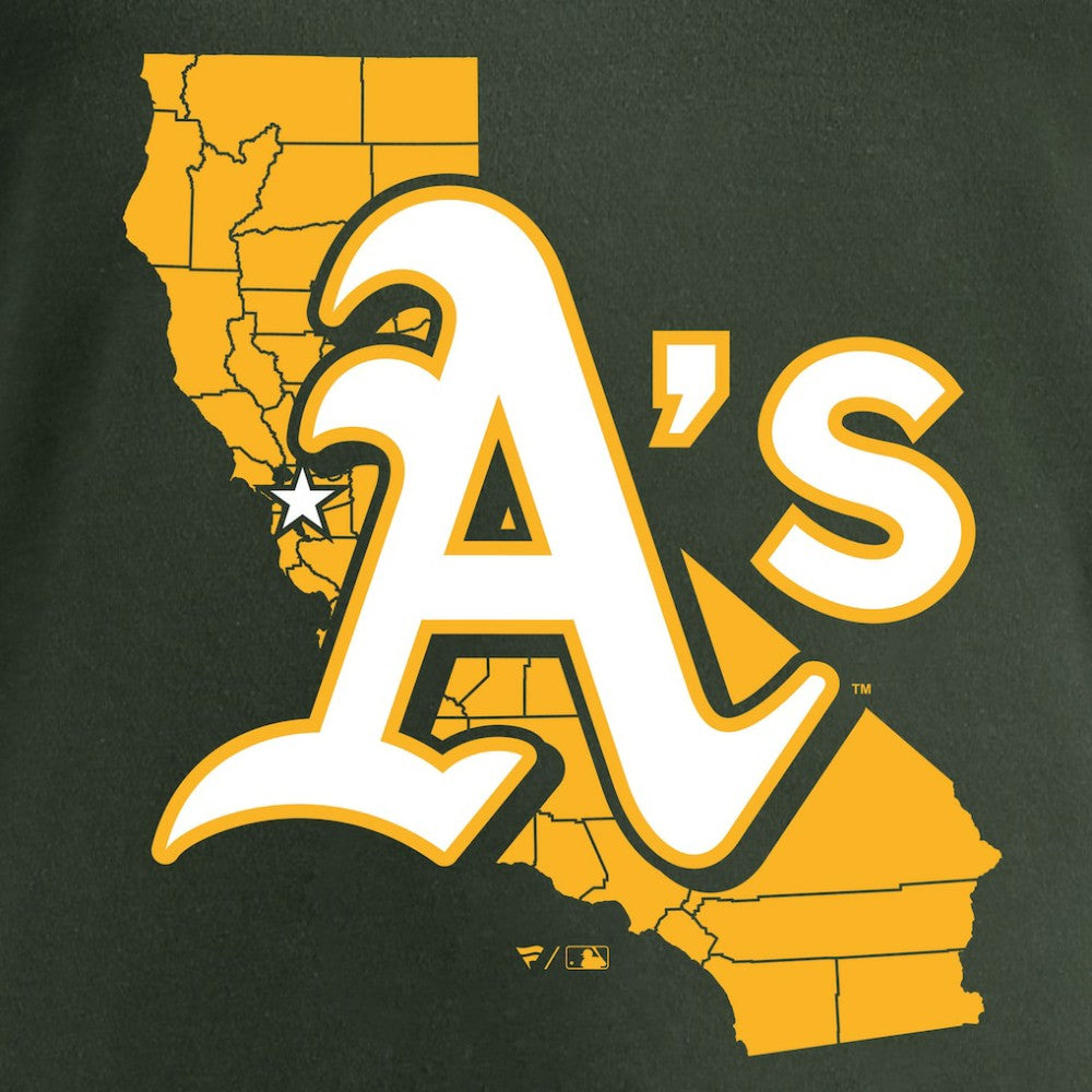 Athletics Women's Hometown Collection The Big O V-Neck T-Shirt - Green