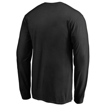 Brooklyn Nets Onside Stripe Long Sleeve T-Shirt - Black sale