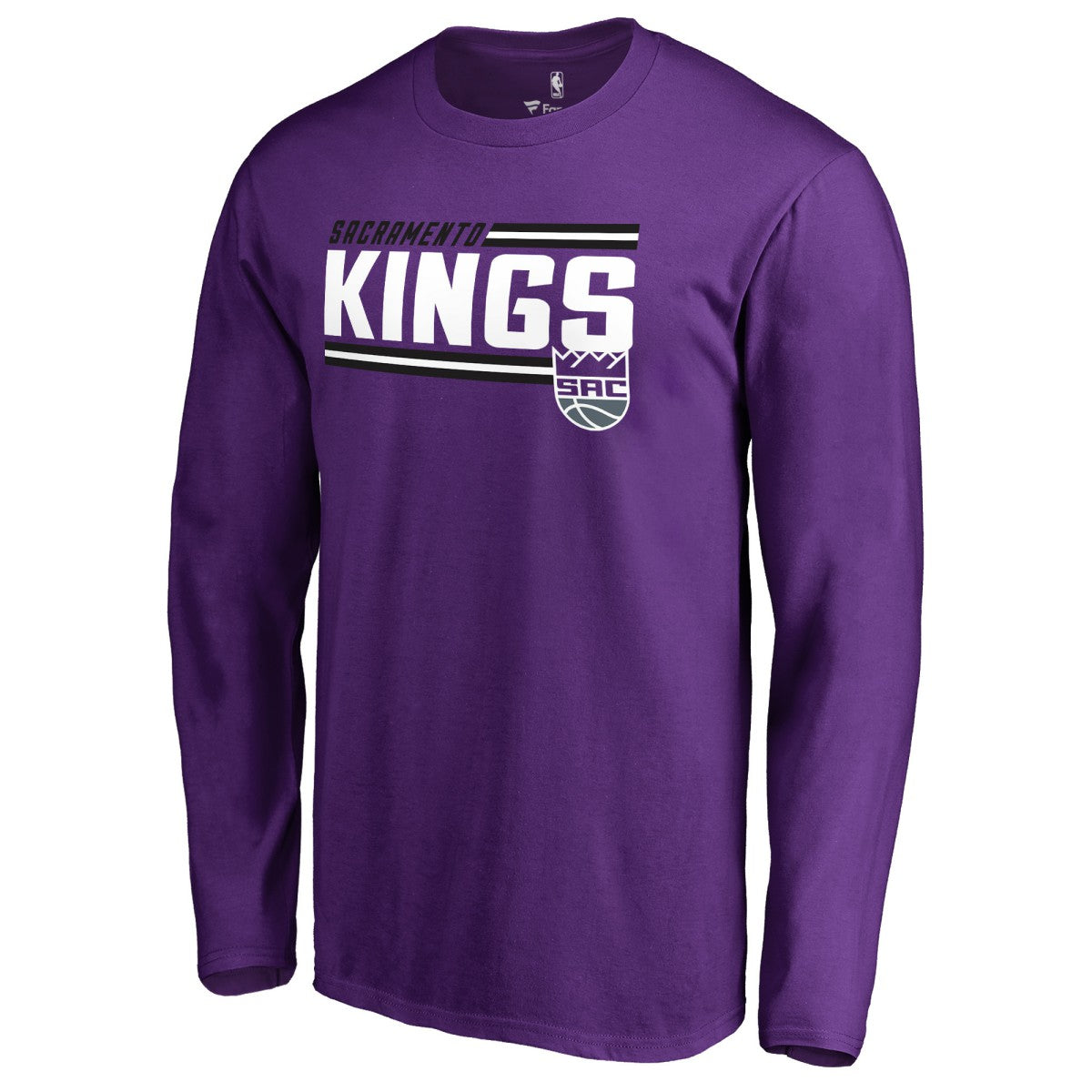 Sacramento Kings Onside Stripe Long Sleeve T-Shirt - Purple for sale