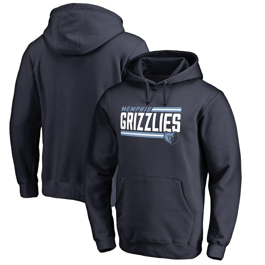 Memphis Grizzlies Onside Stripe Pullover Hoodie - Navy cheap