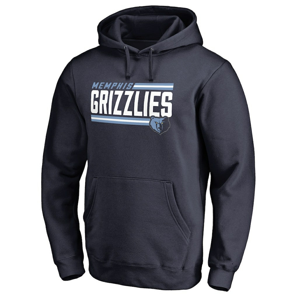 Memphis Grizzlies Onside Stripe Pullover Hoodie - Navy cheap