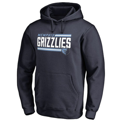 Memphis Grizzlies Onside Stripe Pullover Hoodie - Navy cheap
