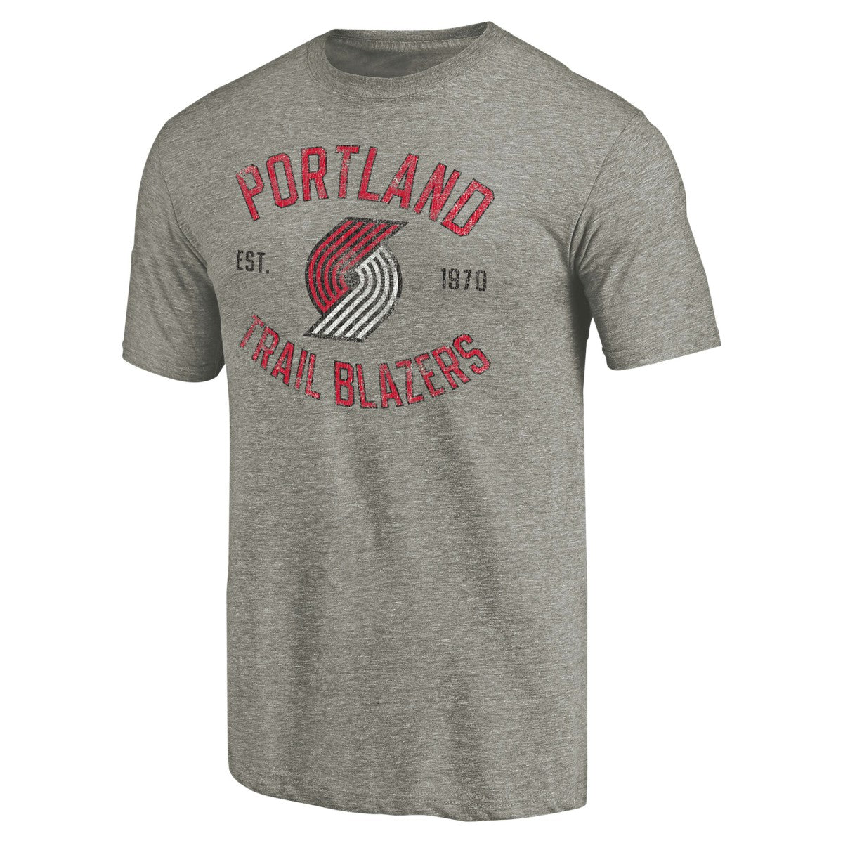 Portland Trail Blazers Team Heritage Tri-Blend T-Shirt - Gray outlet