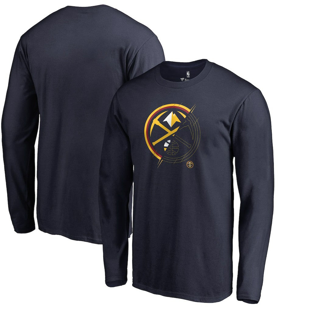 Denver Nuggets X-Ray Long Sleeve T-Shirt sale - Navy shop