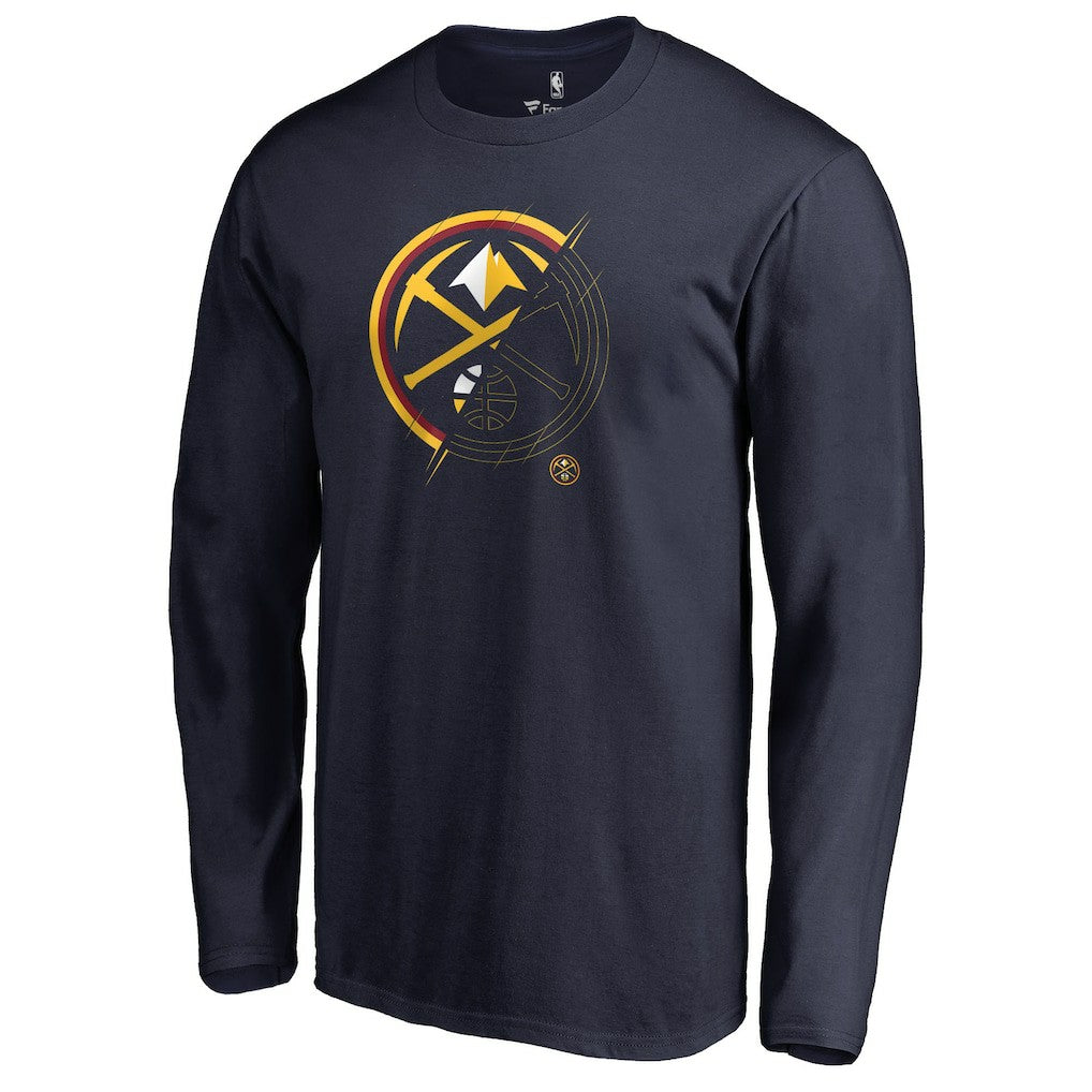 Denver Nuggets X-Ray Long Sleeve T-Shirt sale - Navy shop