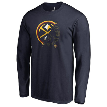 Denver Nuggets X-Ray Long Sleeve T-Shirt sale - Navy shop