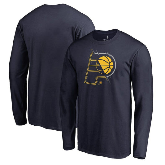 Indiana Pacers X-Ray Long Sleeve T-Shirt - Navy discount