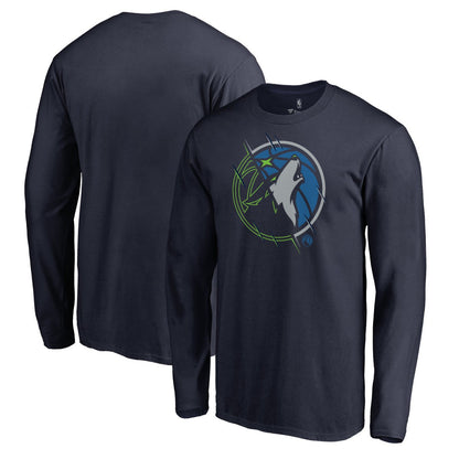 Minnesota Timberwolves X-Ray Long Sleeve T-Shirt - Navy outlet
