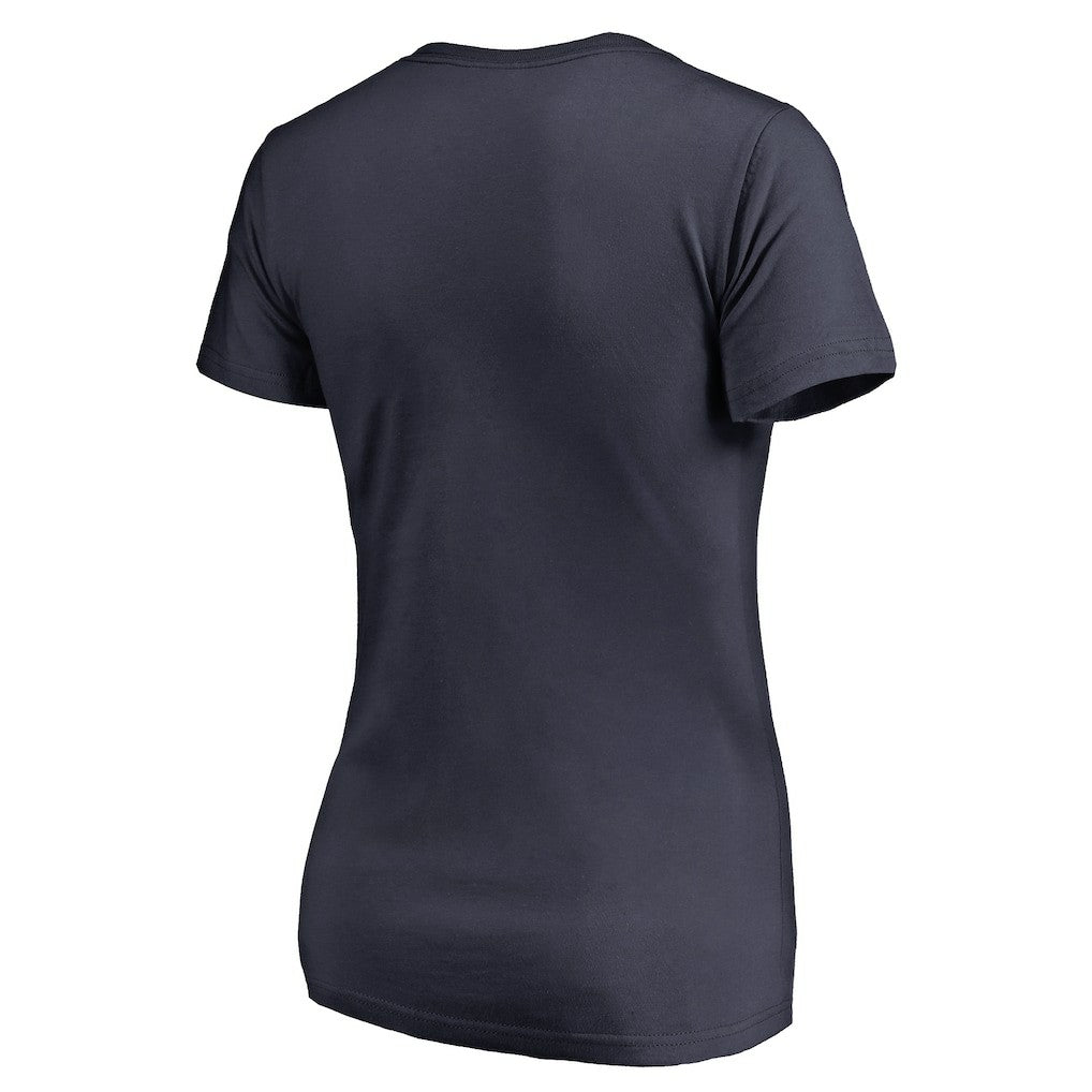 Denver Nuggets Women's Script Assist V-Neck T-Shirt sale - Navy outlet