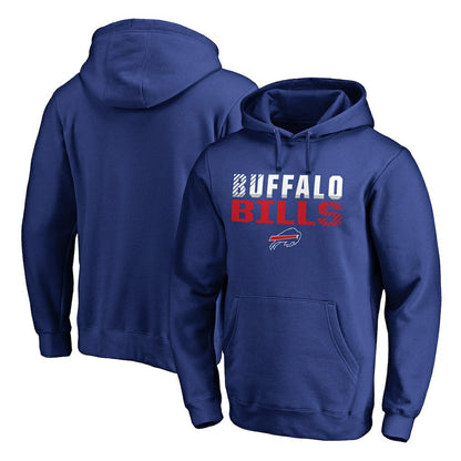 Buffalo Bills Iconic Collection Fade Out Pullover Hoodie - Royal online