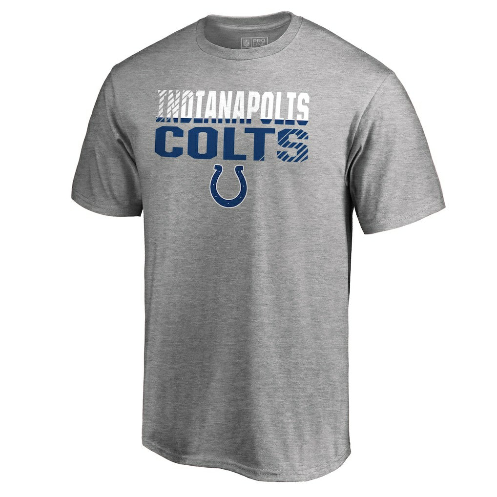 Indianapolis Colts Iconic Collection Fade Out T-Shirt - Ash on sale
