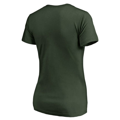Athletics Women's X-Ray V-Neck T-Shirt - Green