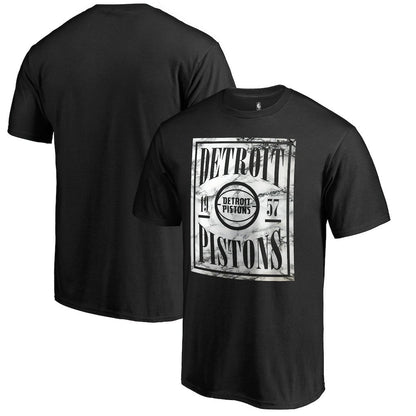 Detroit Pistons Black Court Vision T-Shirt sale