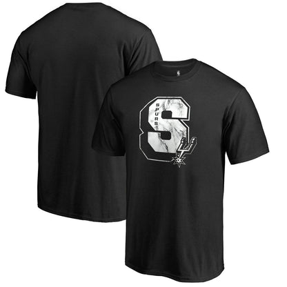 San Antonio Spurs Letterman T-Shirt - Black cheap