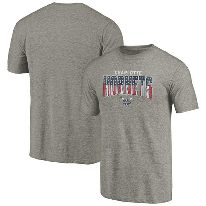 Charlotte Hornets Freedom Tri-Blend T-Shirt - Gray sale