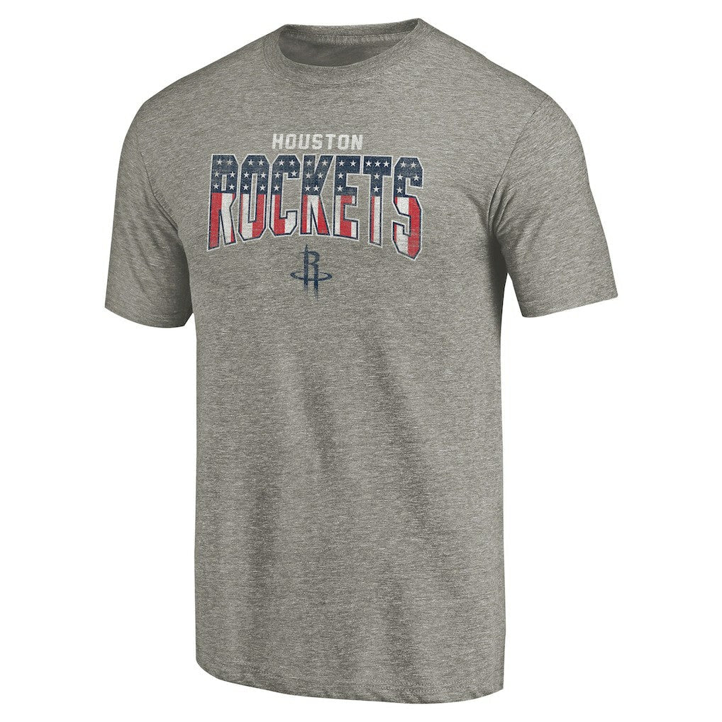 Houston Rockets Freedom Tri-Blend T-Shirt - Gray outlet
