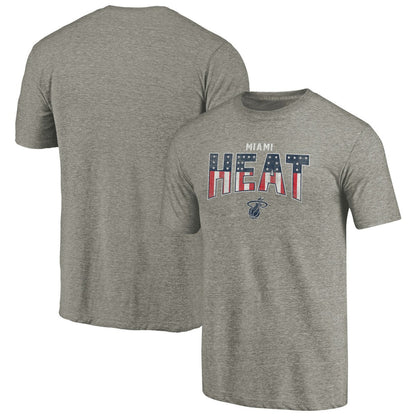 Miami Heat Freedom Tri-Blend T-Shirt - Gray online