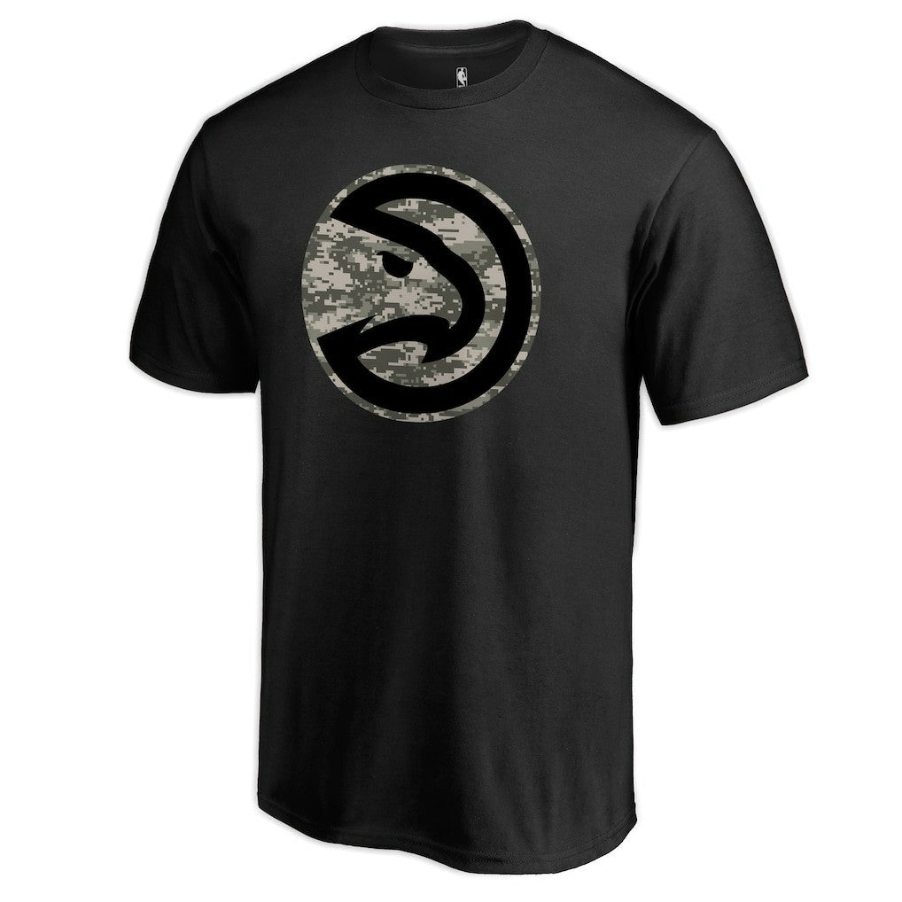 Atlanta Hawks Cloak Camo T-Shirt - Black shop