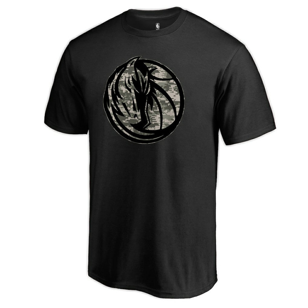 Dallas Mavericks Cloak Camo T-Shirt sale - Black on sale