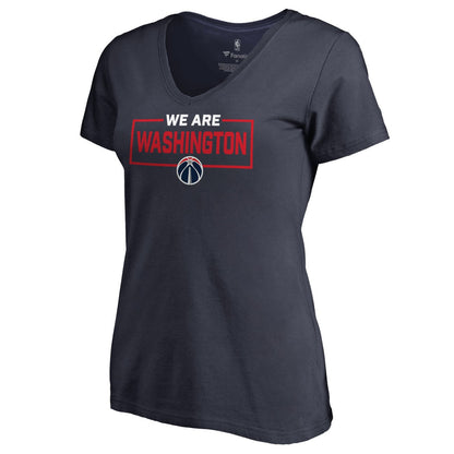 Washington Wizards Women's We Are Iconic Collection V-Neck T-Shirt - Navy online