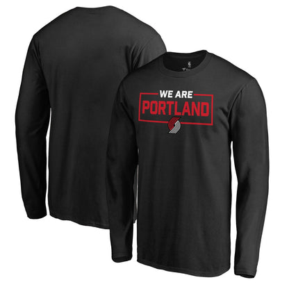 Portland Trail Blazers We Are Iconic Collection Long Sleeve T-Shirt - Black discount