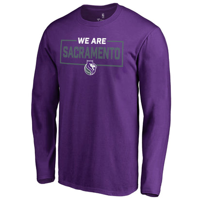 Sacramento Kings We Are Iconic Collection Long Sleeve T-Shirt - Purple on sale